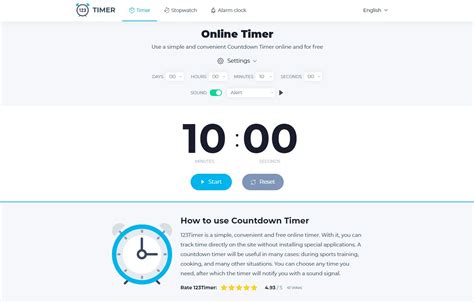 123Timer – Online Countdown Timer.